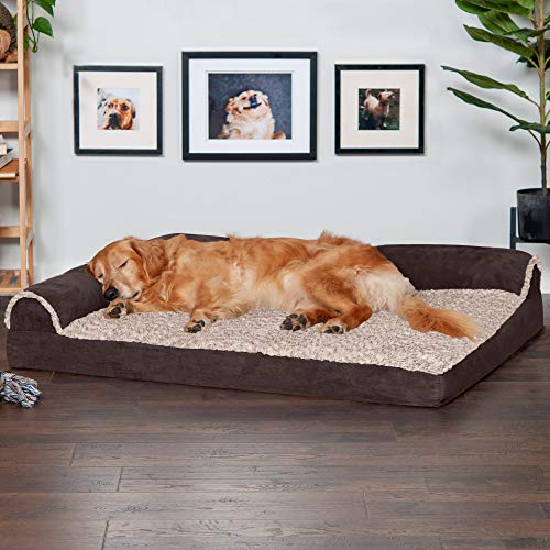 Version 1.0.0 Orthopedic dog bed with removable bolsters