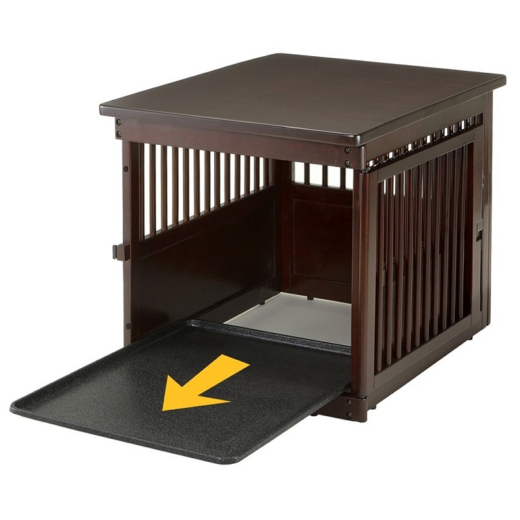 94916-94917-tray.jpg End table dog crate w/removable tray