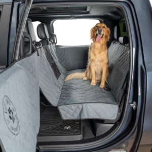 Dog hammock seat and door protection