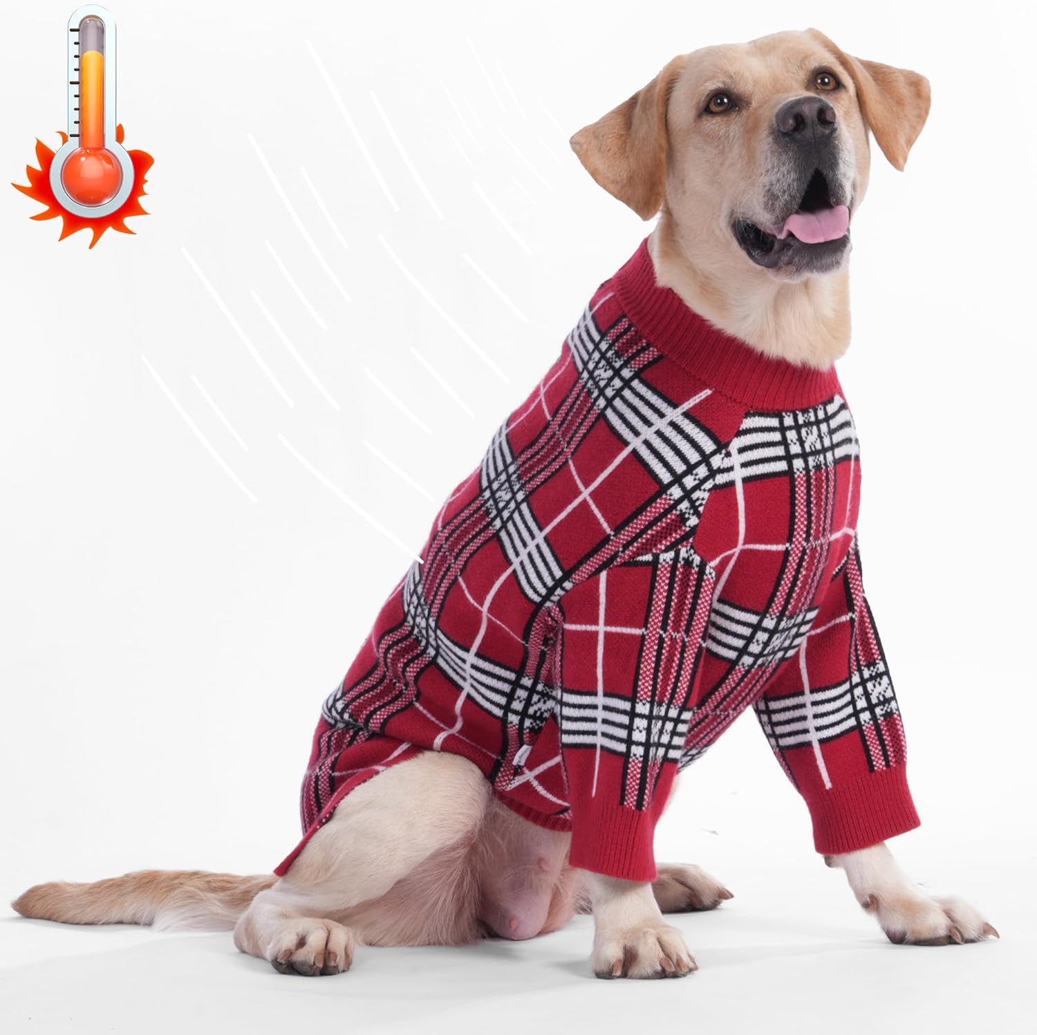 LovinPet-Dog-Sweater-3.jpg Red plaid knit sweater