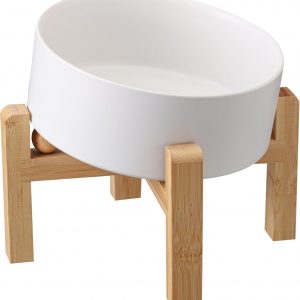 Water/Food bowl w/stand for medium sized dog